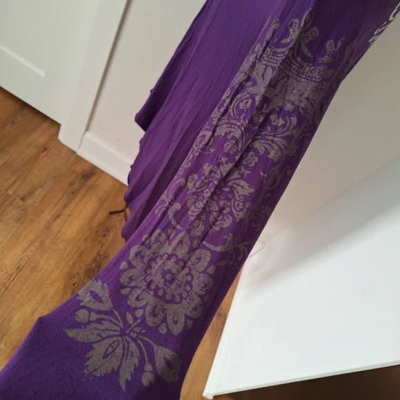 ⭐3/$20 Beautiful Purple Lightweight Stretchy Cardigan/Duster/Cover-up Sz Lg - Picture 4 of 12